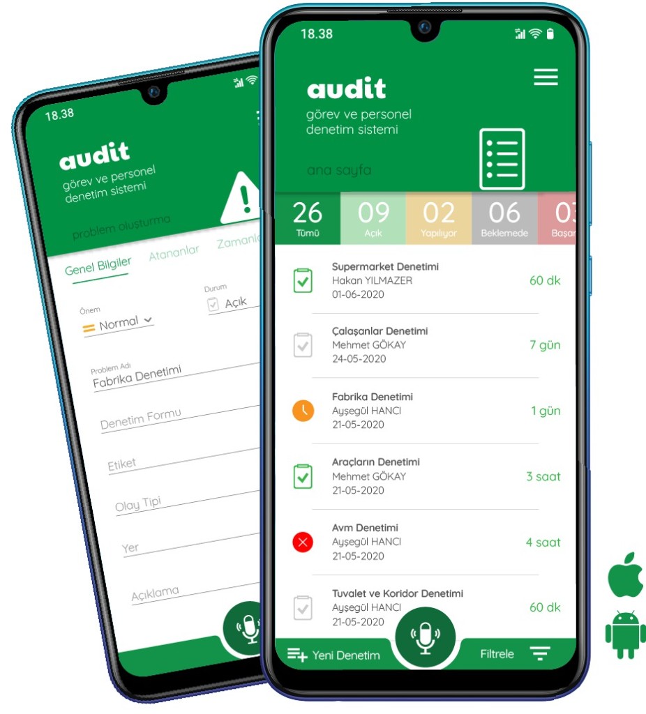 AUDIT HİZMET DENETİM VE RAPORLAMA UYGULAMASI